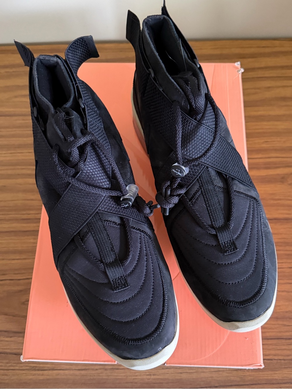 Nike Air Raid Black Fear of God 1 High-Top Men’s Sneakers Size 12 Like New